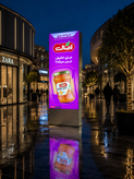 لايت باكس دوطرفه ايستاده